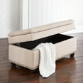 thumbnail image 6 of BrylaneHome 400 Lbs. Weight Capacity Extra Wide Studded Ottoman, 6 of 6