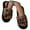 Coffee, variant on Shadoumai House Slippers for Womenwomen Winter Fashion Leopard Print On Slippers Indoor Outdoor Cozy Comfort Elastic Band Warm Flat Shoes for Her