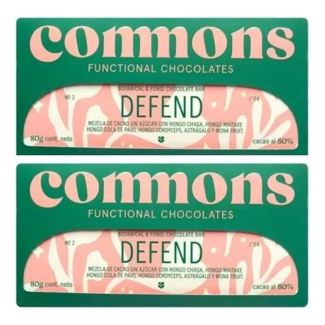 2 Pack Chocolate Mexicano Con Adaptógenos Defend 160g Premium