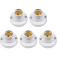 thumbnail image 1 of 14 Lamp Holder, E14 Edison Screw Light Bulb Holder, Plastic Ceiling Lamp Base Crday Gift, 1 of 5