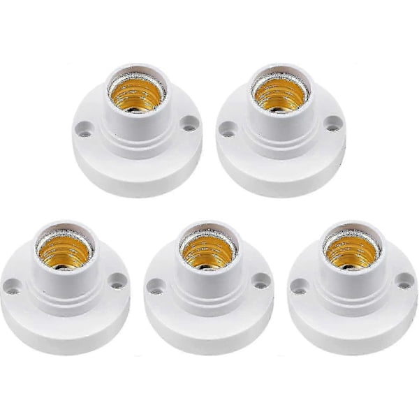 14 Lamp Holder, E14 Edison Screw Light Bulb Holder, Plastic Ceiling Lamp Base Crday Gift