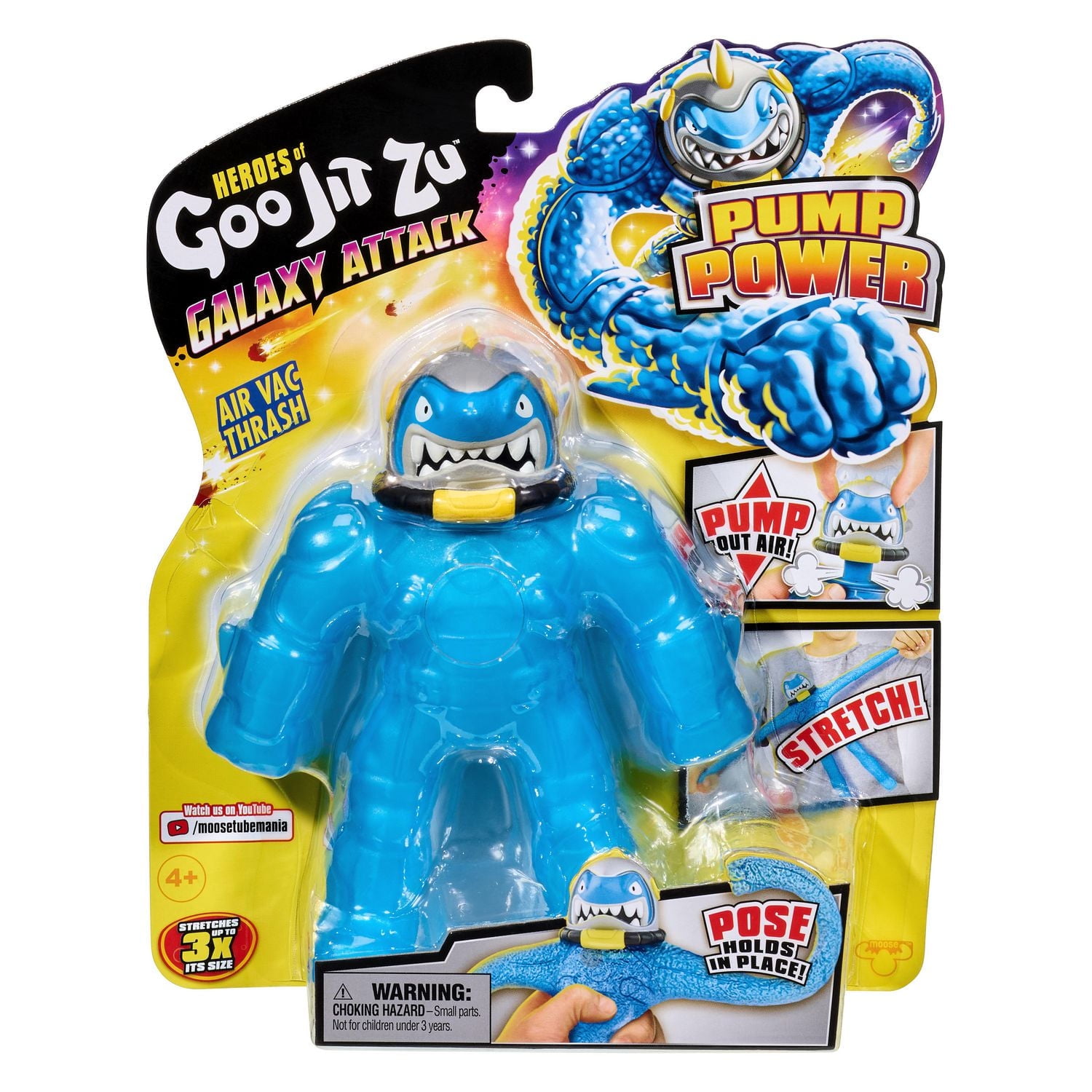 Heroes of Goo Jit Zu Galaxy Attack Pump Power - Air Vac Thrash