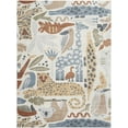 thumbnail image 2 of Nourison Astra Machine Washable Contemporary Ivory 5'3" x 7' Area Rug, (5x7), 2 of 9
