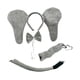 thumbnail image 3 of Kids Hairband Set de Orejas Disfraz Elefante para Niños con Diadema Nariz Cola Pajarita Tela Cómoda Reutilizable Adecuado para Fiestas Temáticas 4 piezas, 3 of 10