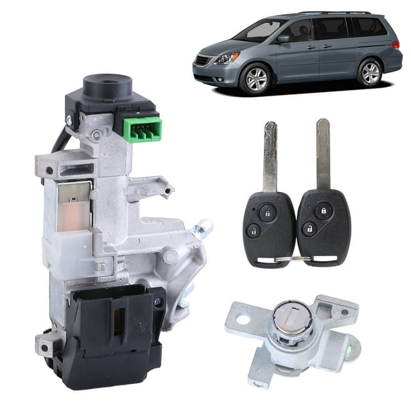 Ignition & Door Lock Cylinder Switch Assembly Set 2 Keys for 2005-2010 Odyssey