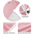 thumbnail image 2 of FMSHPON Pink Hearts Xmas Christmas Tree Skirt Stand Mat for Holiday Party Decoration Indoor Outdoor 36 inches, 2 of 6