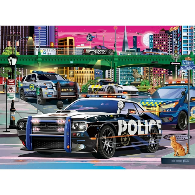 Rompecabezas Ravensburger Police on Patrol 150 piezas