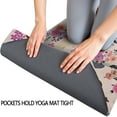thumbnail image 3 of Dachshund and Flower Hot Yoga Mat Towel Non Slip for Hot Yoga - Quick-Drying Yoga Mat Cover with 4 Corner Pockets with Travel Bag - Hot Yoga Towel Non Slip Grip Moisture Wicking Sweat 70"x26", 3 of 6