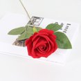 thumbnail image 1 of Hongchun Red Rose Artificial Fake Flower Decoration for Home Party, 1 of 5