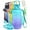 Turquoise & Purple, variant on EnergyBud ½ Gallon Water Bottle with Straw and Handle, Large Motivational 74.3 oz BPA-Free Leakproof Water Jug with Strap and Time Marker for Fitness, Gym, Outdoor, and Daily Hydration