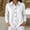 White women's long sleeve button down shirts a1, variant on thefmos Women's Fall Winter Collared Long Sleeve Button Down Blouses Solid Casual Shirts Basic Dressy Tops for Office Work Daily Wear Fashion Clothes, Green 2XL