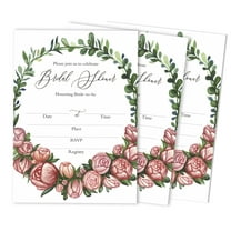 Inkdotpot 30 Bridal Shower InvitationsFloralWedding Fill-In Style Invites Blank Invites