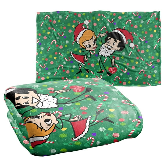 I Love Lucy Holiday Dance Silky Touch Super Soft Throw Blanket 36" x 58"