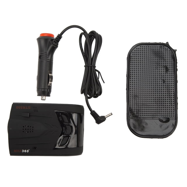 Detector de radar para automóvil Detección de 360 grados Instrucción de voz Respuesta rápida Probador de velocidad de 16 bandas Jadeshay A