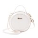 thumbnail image 1 of 3pcs Mujeres Alligator Hombro Alligator PU Circle Zip Crossbody Bag (blanco), 1 of 7