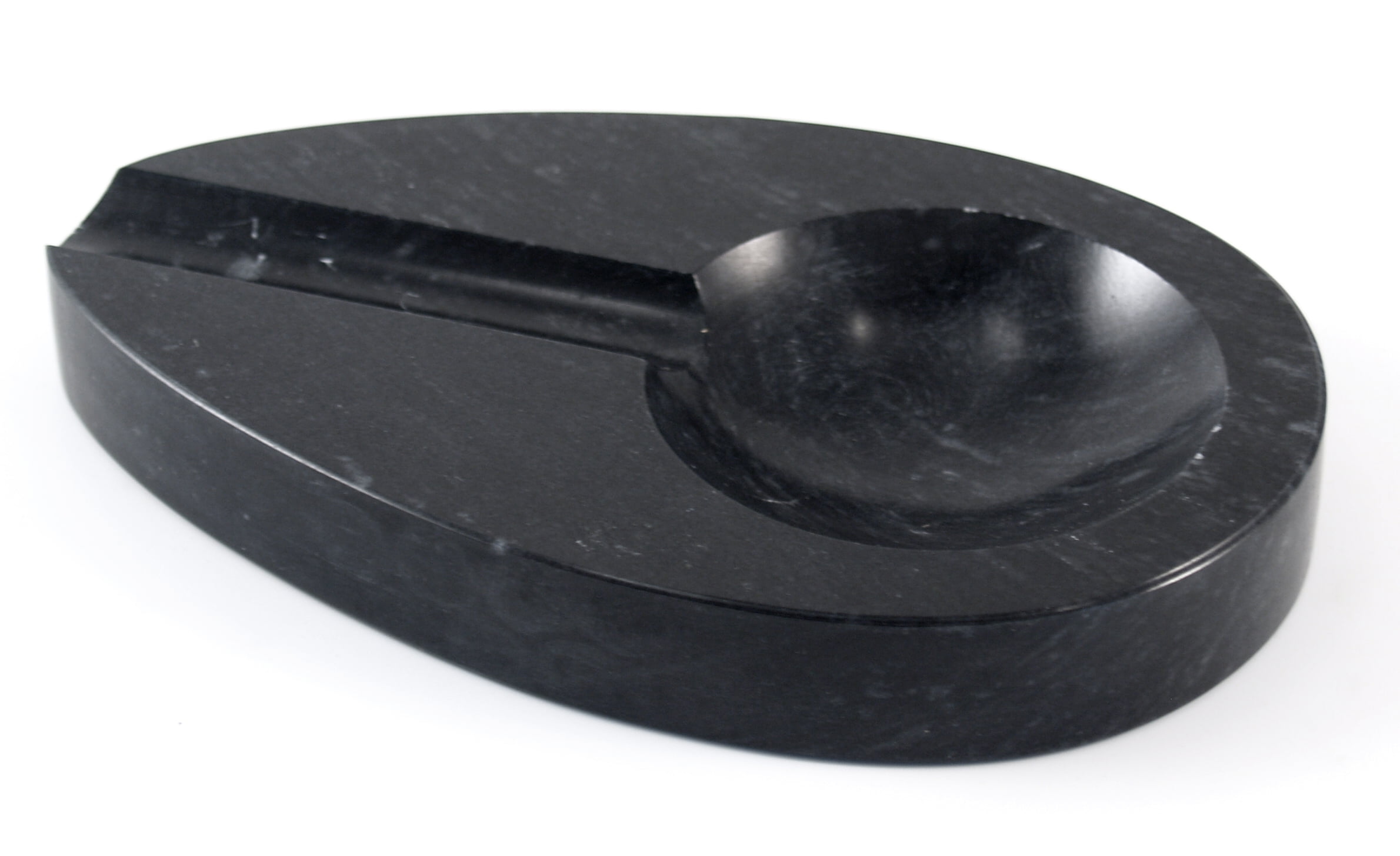 Solid Marble Black Single Cigar Ashtray - Walmart.com - Walmart.com