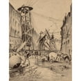 thumbnail image 2 of Henrique Alvim Corrêa 12x14 Gold Ornate Wood Frame and Double Matted Museum Art Print Titled - Humans Dissecting Martian War Machines (1906), 2 of 4