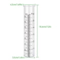 thumbnail image 2 of 6"/7" Glass Rain Gauge Replacement Tube for Yard Garden Outdoor, Easy to Read, 2 of 5