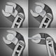 thumbnail image 2 of Alicates Knipex Alligator de 180 mm y 7 pulgadas, color negro y rojo, 2 of 2
