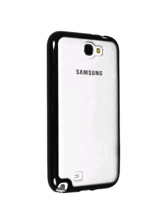 Technocel Hybrigel Case Cover for Samsung Galaxy Note II (Clear/Black) - SAGN2HGCLBK-Z