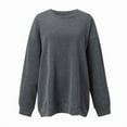 thumbnail image 5 of Atogsazn Womens Christmas Oversized Sweatshirt Casual Long Sleeve Pullover Sweatshirts Loose Fit Tops Clothes 01-Dark Gray S Fashion, 5 of 5