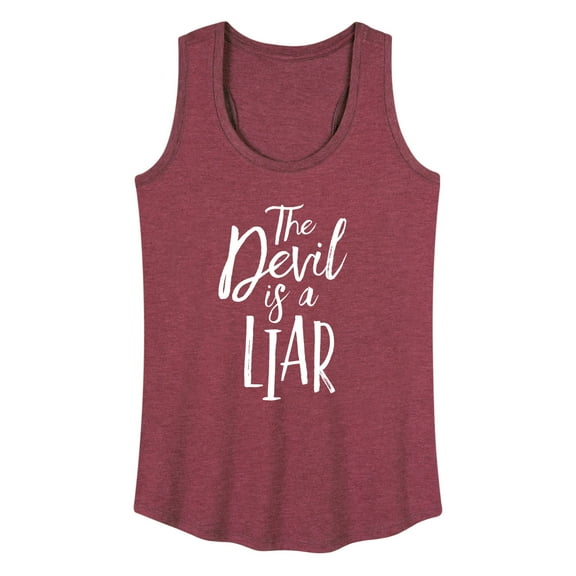 Instant Message - Devil Is A Liar - Women's Racerback Tank Top