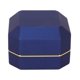 thumbnail image 3 of Caja de anillo con luz LED, caja de regalo para exhibición de joyas, caja de almacenamiento de joyas para compromiso, boda, color azul, 3 of 12