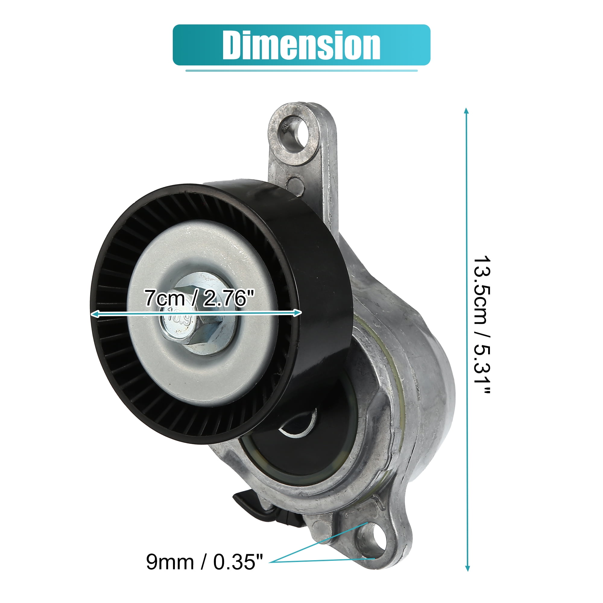 うんざりん Unique Bargains Automatic Belt Tensioner Pulley Assembly for