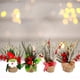 thumbnail image 4 of Mini árboles de Navidad adorno de escritorio tela de espuma de PVC accesorios para el hogar decoración del hogar adornos de fiesta tamaño Kits de decoración para fiestas Verde/Tamaño Pequeño Toystoory HA070117-02, 4 of 6
