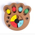 thumbnail image 2 of Wooden Multi-Functional Dog Food Bowl Educational Clamp Slot Training Toy, 2 of 5