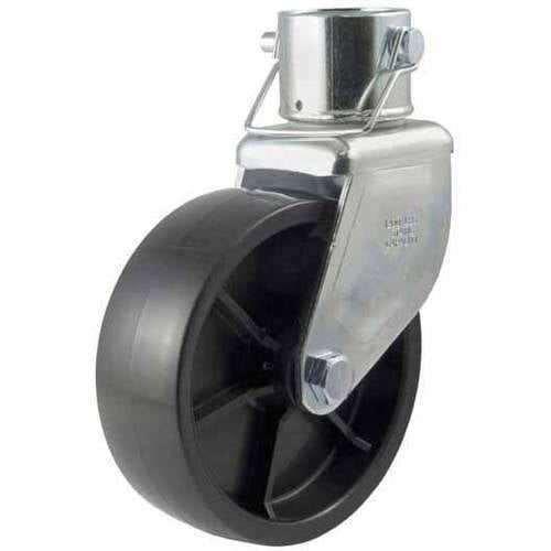 6" Dual Trailer Caster Wheel With Lock Pin 2000 lbs Swirl Jack 360 degree swirl 