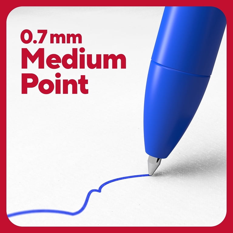 TRU RED Retractable Quick Dry Gel Pens, Med Point 0.7mm, Advanced