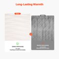 thumbnail image 3 of King Size Quilt Set,3-Piece All Season Bedding,Lightweight Beige Comforter with Pillow Shams,Microfiber Bedspread Coverlet for King Bed, 3 of 12