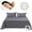 Gray, variant on True King Grounding Sheet with 15 feet Grounding Cord, 10% Silver Fiber Grounding Flat Sheet Improve Sleep Reduce Pain Inflammation(106x102 inch)