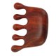 thumbnail image 3 of Rosewood Massage Comb Round Head Relieve Stress Beeswax Polished Scalp Meridian Comb for Shoulders Hands, 3 of 4
