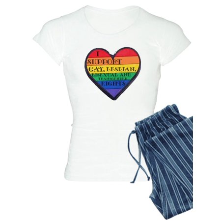 

CafePress - Isupportgayrights - Women s Light Pajamas