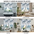 thumbnail image 3 of Blue Gnomes Christmas Swag Curtains for Kitchen/Bedroom/Living Room, Xmas Ball Gifts Botanical Snowflake Scalloped Curtains 63 Inch Long, Window Swag Topper Curtains Valances 2 Panels Set 36"x63", 3 of 8