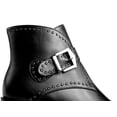 thumbnail image 5 of Ferwind Women's Ankle Booties Metallic Studs Buckle Straps Adult Black  8, 5 of 9