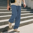 thumbnail image 6 of GINGTTO Men's Baggy Sweatpants French Terry Jogger Adjustable Cuffs Athletic Pants, 6 of 7