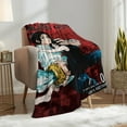 thumbnail image 5 of Jujutsu Kaisen Throw Blanket Gifts for Fans Lover Girls Boys Women Present Hoodie Him Bed 50"x60", 5 of 6