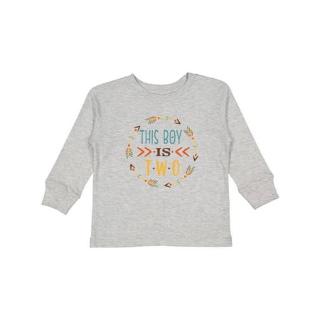 

Inktastic 2nd Birthday Tribal Arrow Boys Gift Toddler Boy Girl Long Sleeve T-Shirt