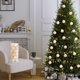 thumbnail image 1 of Adornos navideños para el hogar, bolas navideñas colgantes, decoración para ventanas, bolas flocadas, adornos navideños, 1 of 5