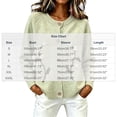 thumbnail image 3 of Women's Floral Embroidered Cardigan Button Down Crew Neck Long Sleeve Casual Sweater, 3 of 5