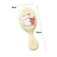 thumbnail image 3 of TNOBHG Soft Bristle Hair Comb Girls Mini Hair Brush Soft Bristles Scalp Massage Cartoon Vegetable Design Portable Hair Detangling Styling Comb Kids, 3 of 8