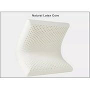 QQbed 2 Pack Talalay Latex Bed Pillows with Removable Cover, Standard Size, Luxury Firmness