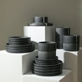 thumbnail image 2 of Stone Lain Bao 24-Piece Dinnerware Set Stoneware, Charcoal, 2 of 6
