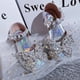 thumbnail image 3 of Zapatos explosivos para niños, zapatos de princesa, zapatos de primavera y novedad de verano para niñas, vestido con lazo de diamantes de imitación de pasarela, sandalias de suela blanda, 3 of 5