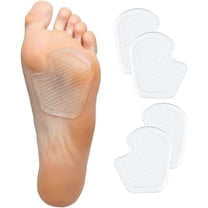 ZenToes Dancer Pads Gel Cushions, Metatarsal Pads for feet, OSFM, 4 ct (2 Pairs)