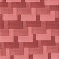 thumbnail image 1 of Ahgly Company Machine Washable Indoor Square Transitional Red Area Rugs, 4' Square, 1 of 7
