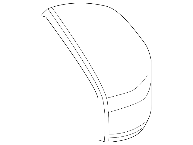 Factory Genuine OEM Acura Housing R (Upper) *NH830M* (Lunar Silver 